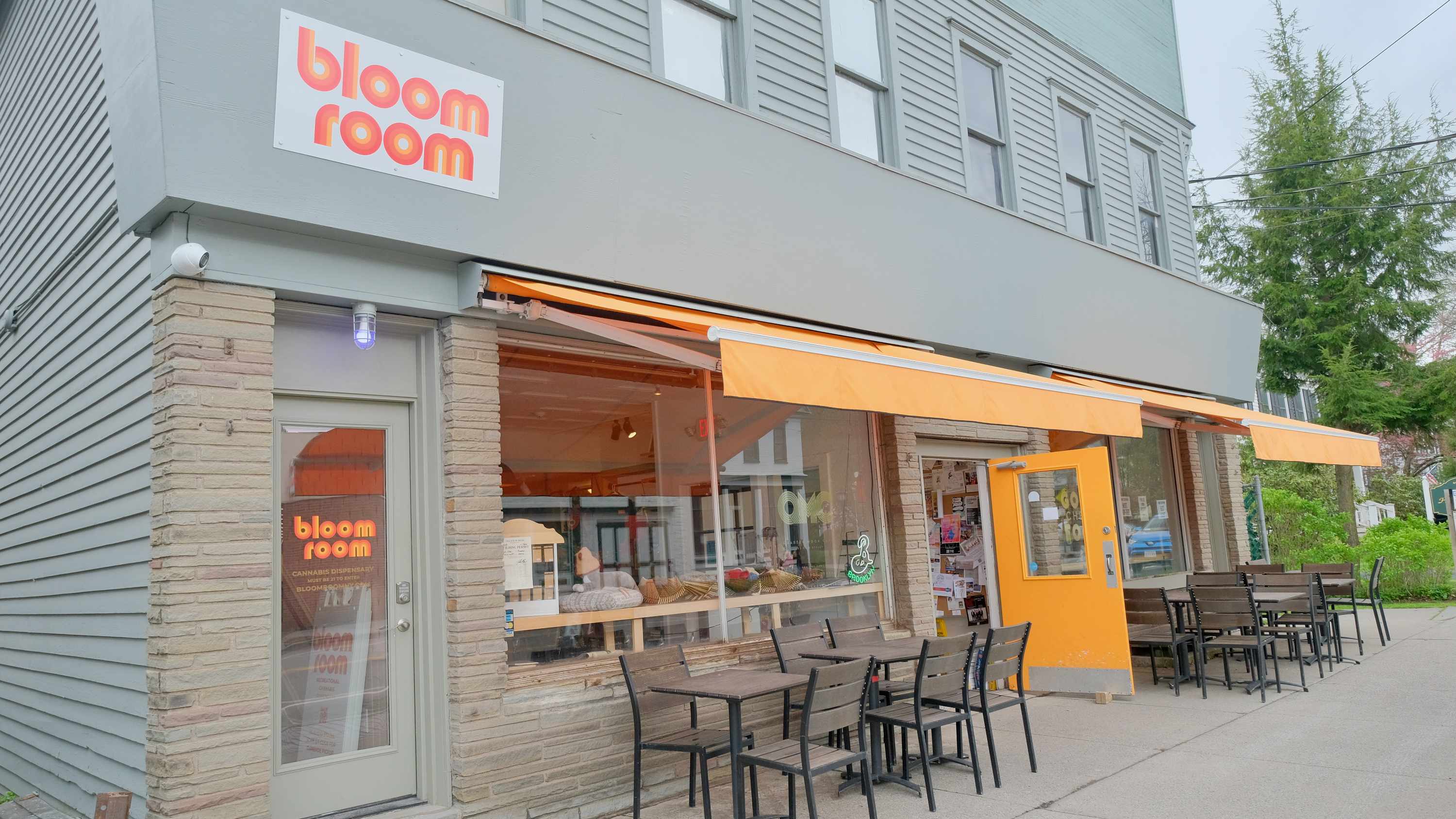 Outside view of Bloom Room dispensary at 53 Main Street, Delhi NY